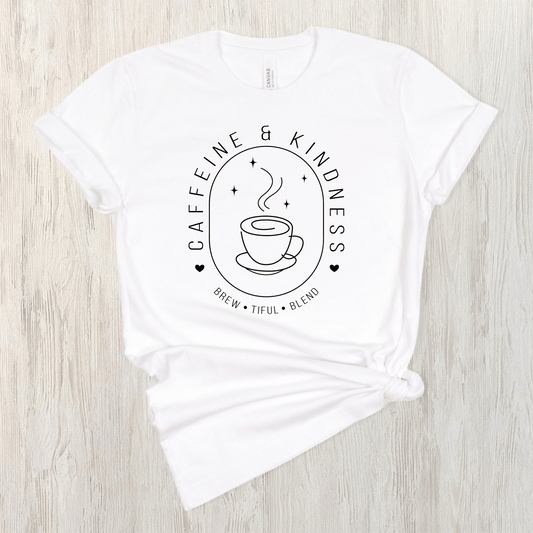 Caffeine and Kindness Unisex t-shirt