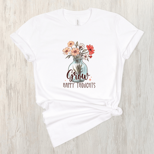 Grow Happy Thoughts Unisex t-shirt